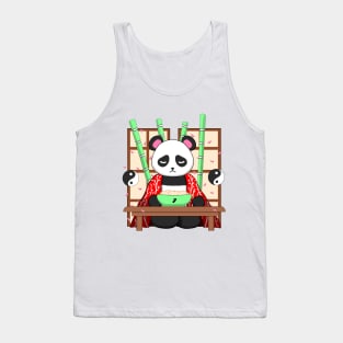 Zen panda eating Tank Top